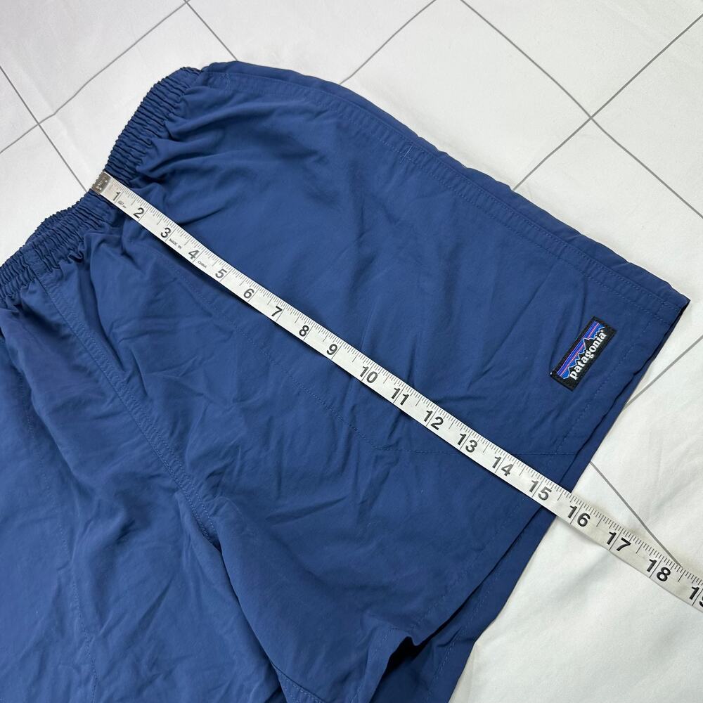 Patagonia Baggies Shorts Mens Large Blue 5" Athletic Hiking Travel Nylon Camp - Picture 10 of 11